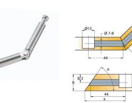Chốt nối Titus 05860 nối góc