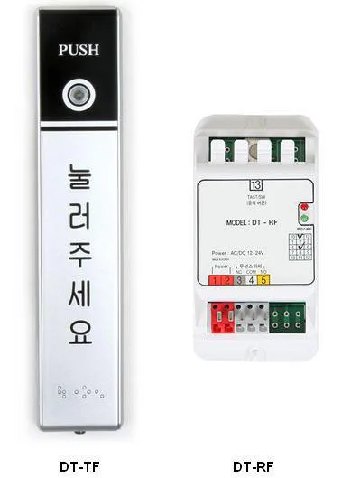 Công tắc mở cửa tự động NewEra dạng nhấn không dây DT-RF & DT-TF