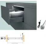 Đèn led NewEra dài 562mm lắp nổi NE2500.562A1.62