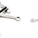 Kẹp kính chân nhện NewEra dài 250mm NE146L250