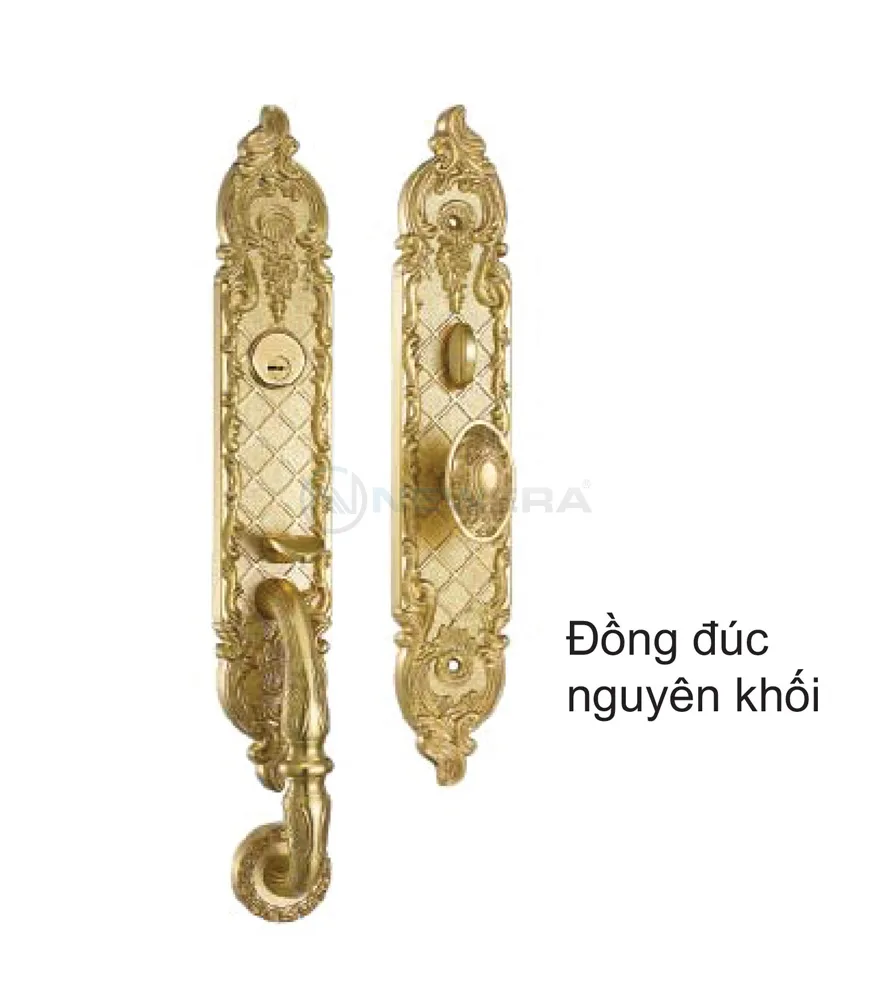 Khóa cửa đại sảnh NewEra đồng nguyên khối NE9999CF1