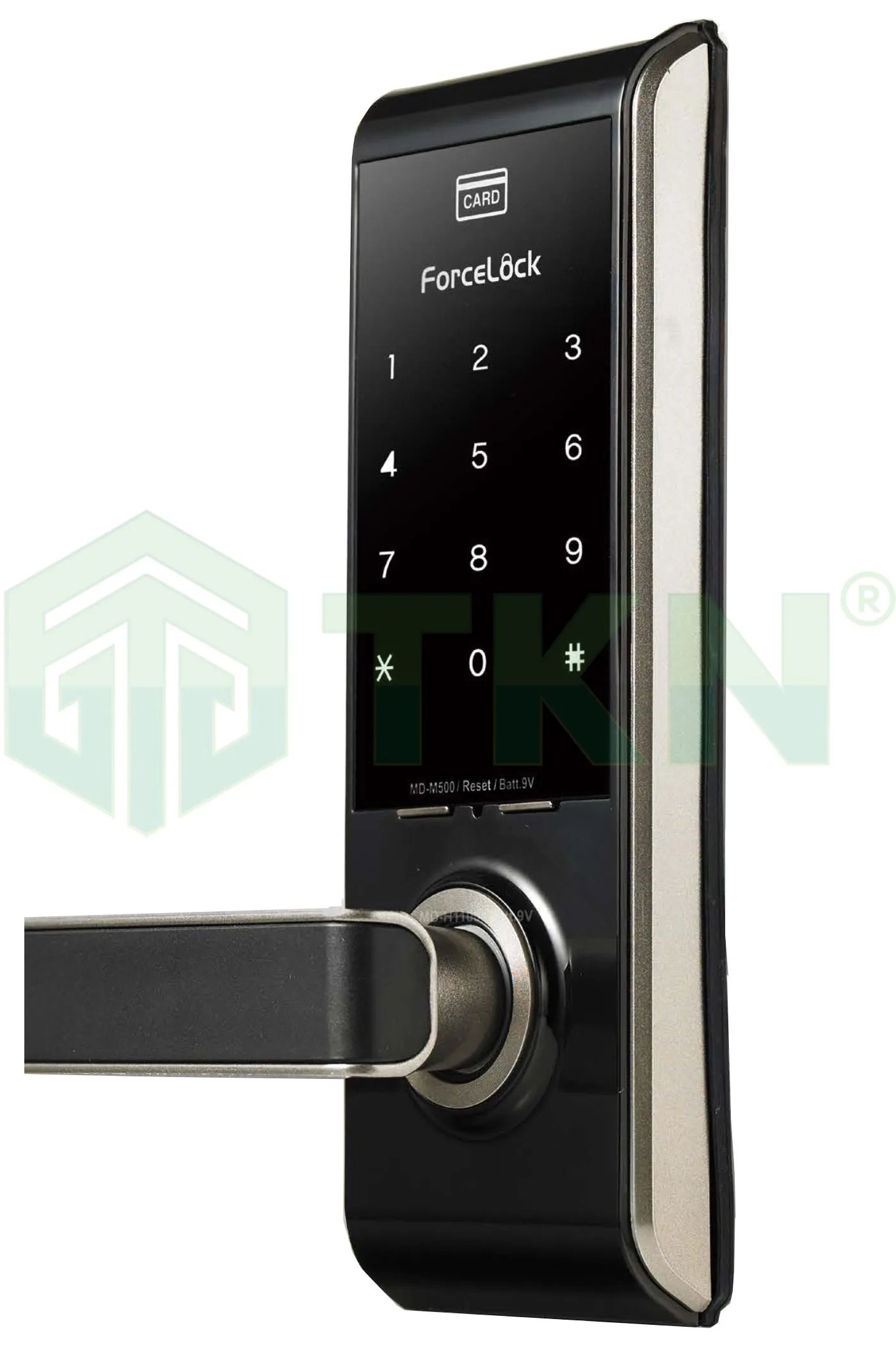 Khóa cửa thẻ từ Forcelock lưu trữ 30 thẻ từ MD-M500