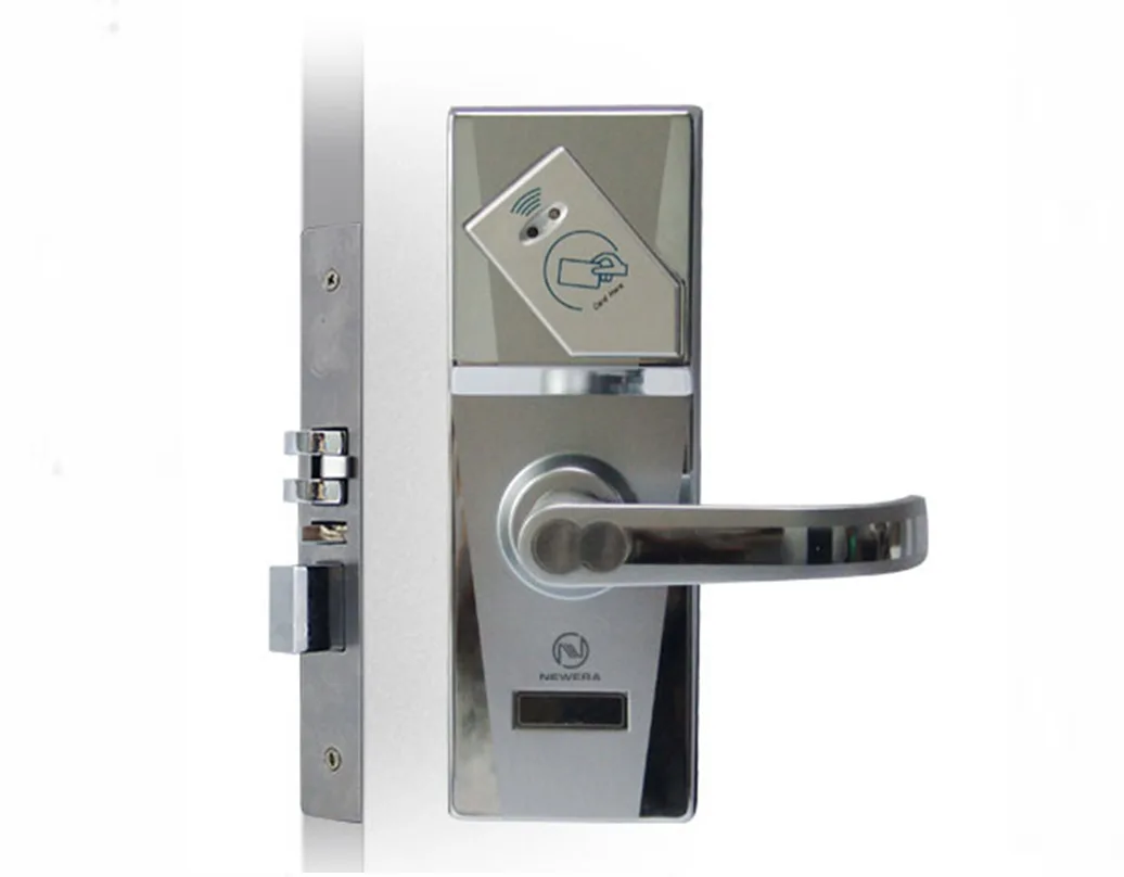 Khóa thẻ từ khách sạn NewEra thép nguyên chất NE6666HL33IC
