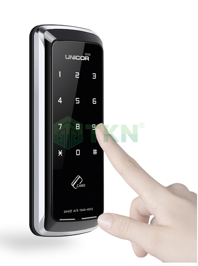 Khóa thẻ từ mật mã Unicor tối đa 50 chìa khoá UN-325S-SA