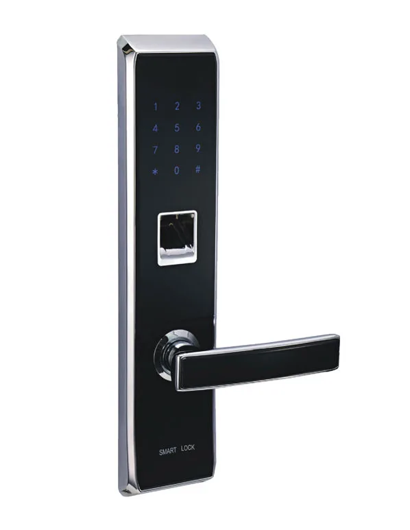 Khóa vân tay kết hợp mật mã NewEra thép và đồng NE8888FP62BC