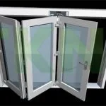 Ray cửa trượt gấp Henderson 3 cánh 125kg/cánh Flexirol Ex-End-Timb