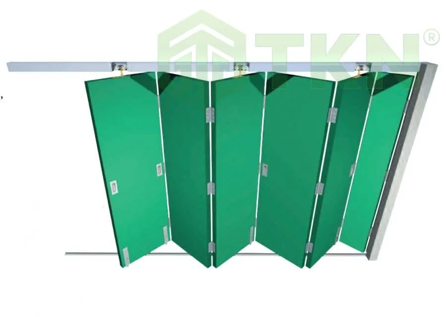 Ray cửa trượt gấp Henderson 75kg/cánh Pacer In-Cen-Timber