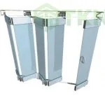Ray cửa trượt gấp Henderson 60kg/cánh Traverse Glass