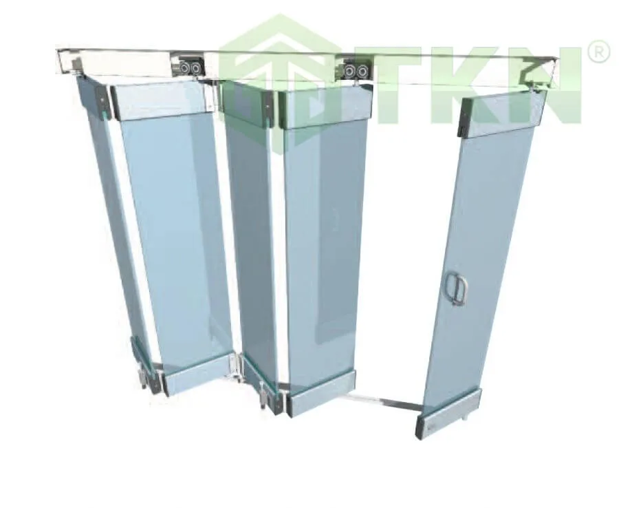 Ray cửa trượt gấp Henderson 60kg/cánh Traverse Glass