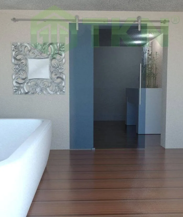 Ray cửa trượt lùa Henderson 120kg/cánh Sienna Glass