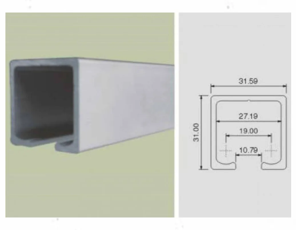Ray trượt cửa trượt lùa cửa trượt gấp NewEra dài 4m NE-764GT4