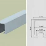 Ray trượt cửa trượt lùa NewEra dài tối đa 6m NE-764GT