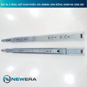 Ray bi 3 tầng NewEra mở toàn phần, 300mm NE3508.300 1