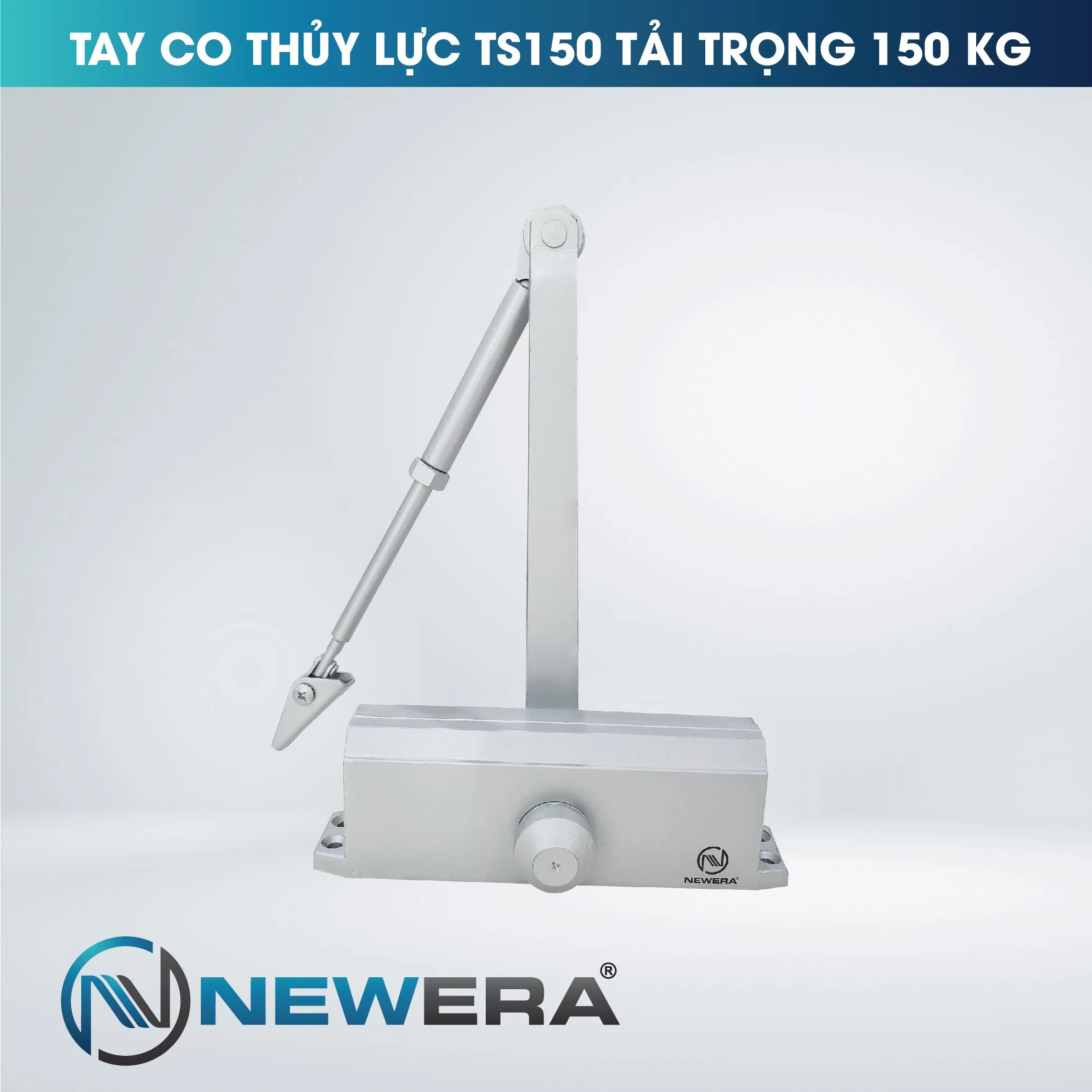 Tay co thủy lực NewEra tải trọng 150kg có giữ cửa TS150H