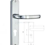 Tay gạt khóa cửa NewEra hợp kim NE1004AB