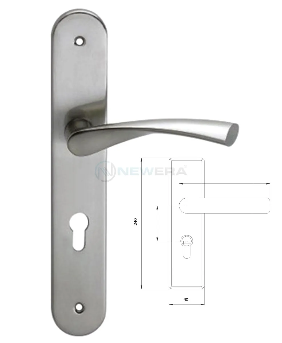 Tay gạt khóa cửa NewEra hợp kim NE1045AB
