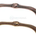 Tay nắm tủ hợp kim kẽm màu vàng đồng NE786.128AC