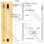 Thanh chống cong cánh tủ áo NewEra dài 17 – 2m NE026B2