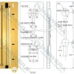Thanh chống cong cánh tủ áo NewEra dài 17 – 2m NE026X1