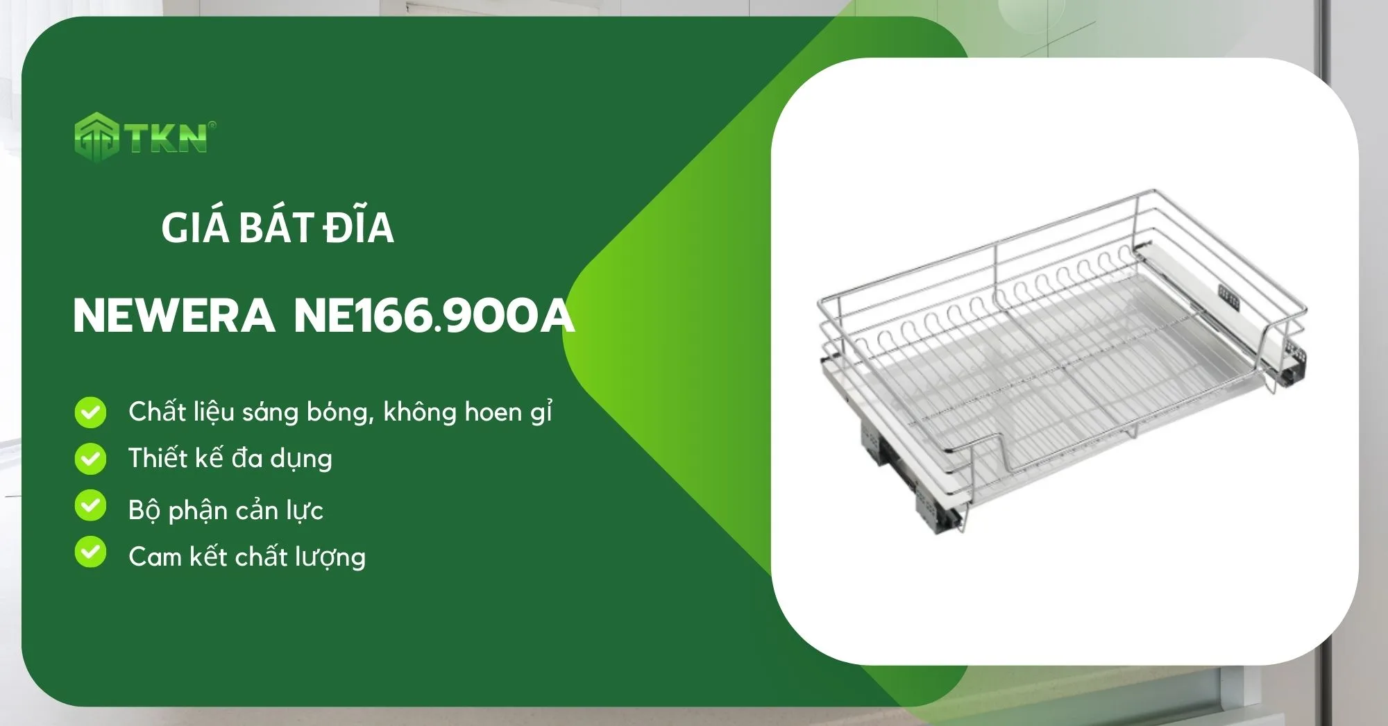 Ưu điểm của giá bát đĩa NewEra NE166.900A