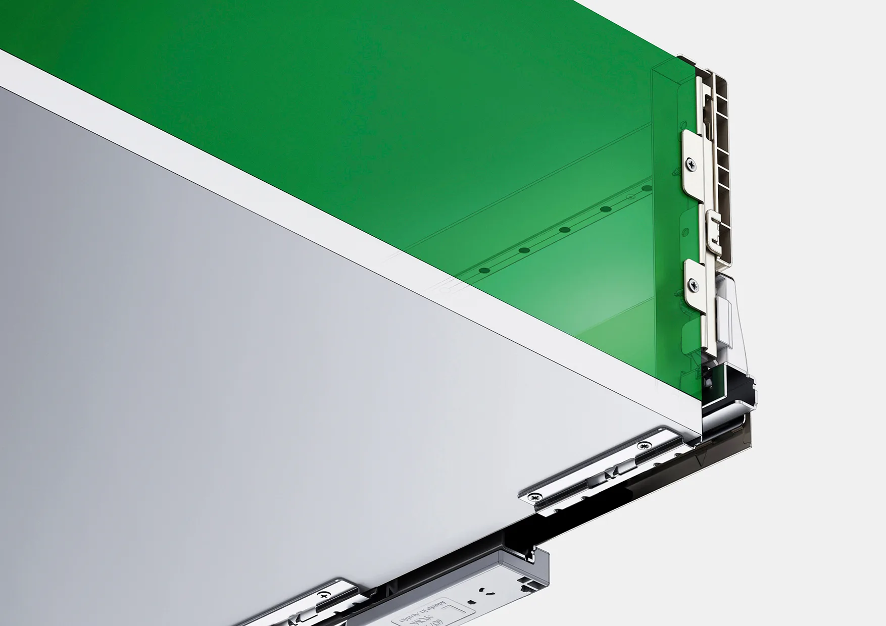 Ngăn kéo Grass DWD-XP 40kg vách inox nâng cấp thanh M2.500SS 5