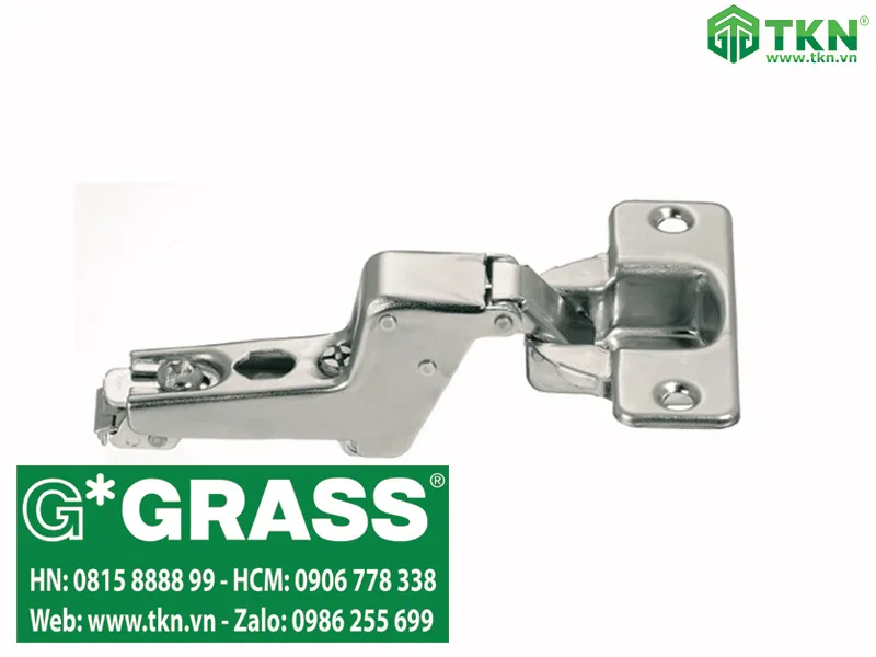 Bản lề bật Grass cong nhiều lắp nhanh mở 100 độ CS04.1515