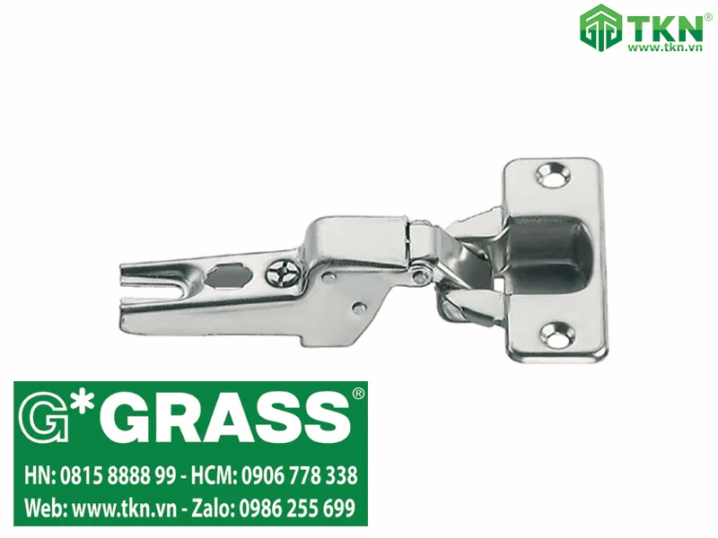 Bản lề bật Grass cong vừa lắp thường mở 100 độ SSP04.0815
