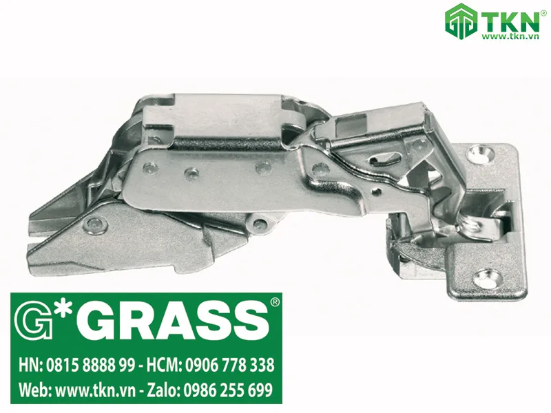 Bản lề bật Grass cong vừa lắp thường mở 170 độ SSP65.0815