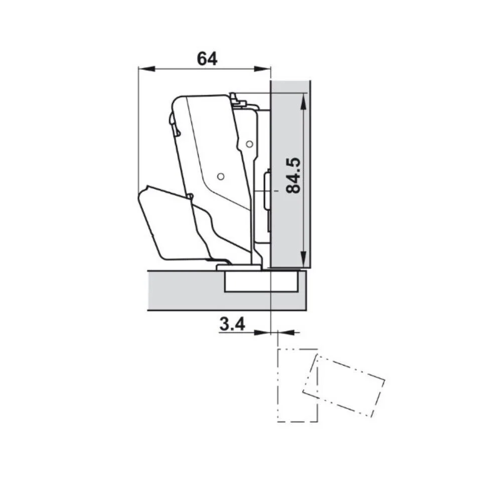 Bản lề giảm chấn Grass Tiomos