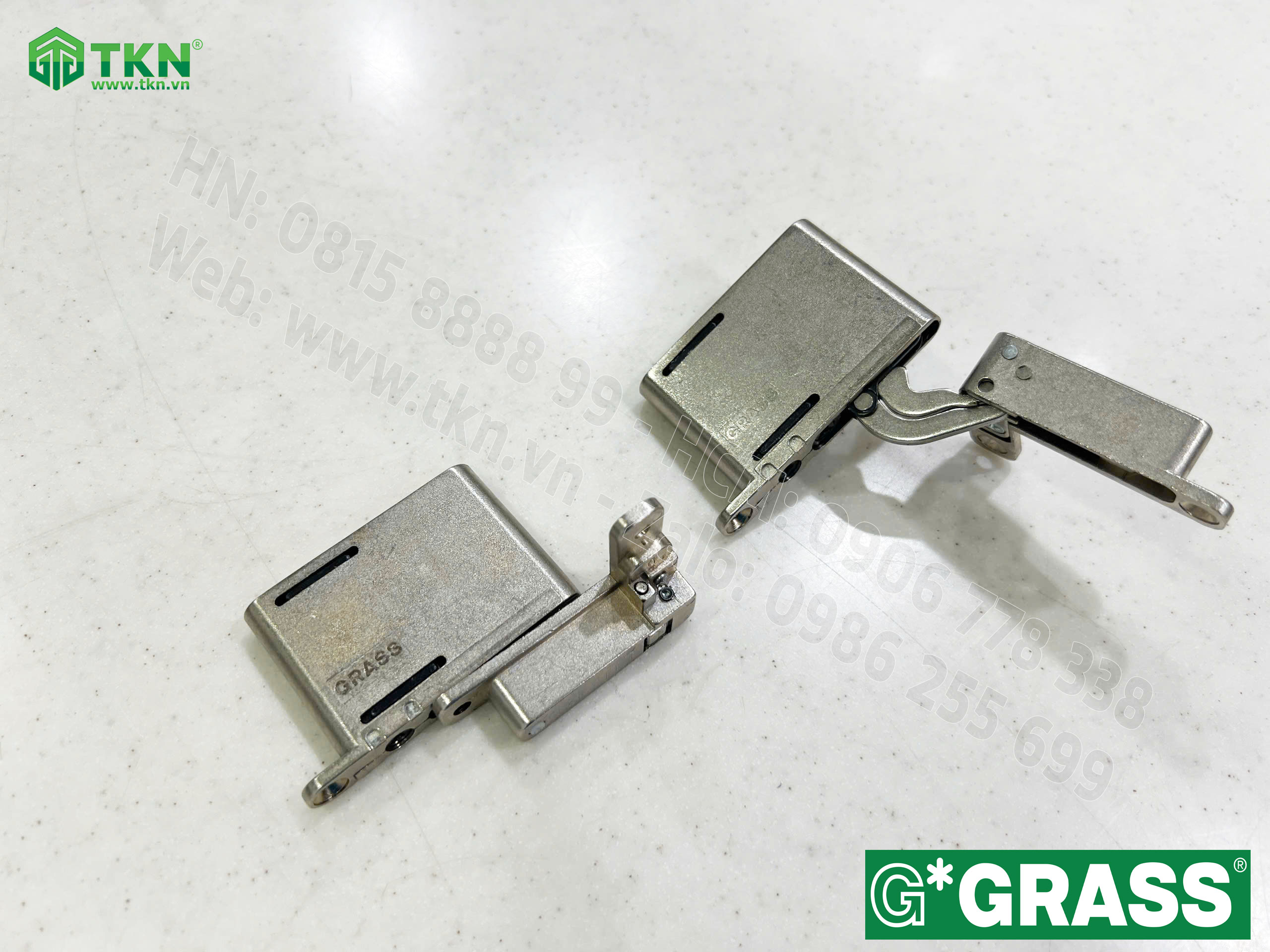 Bản lề Grass Tiomos có giảm chấn, mở 105 độ TM100FH 10