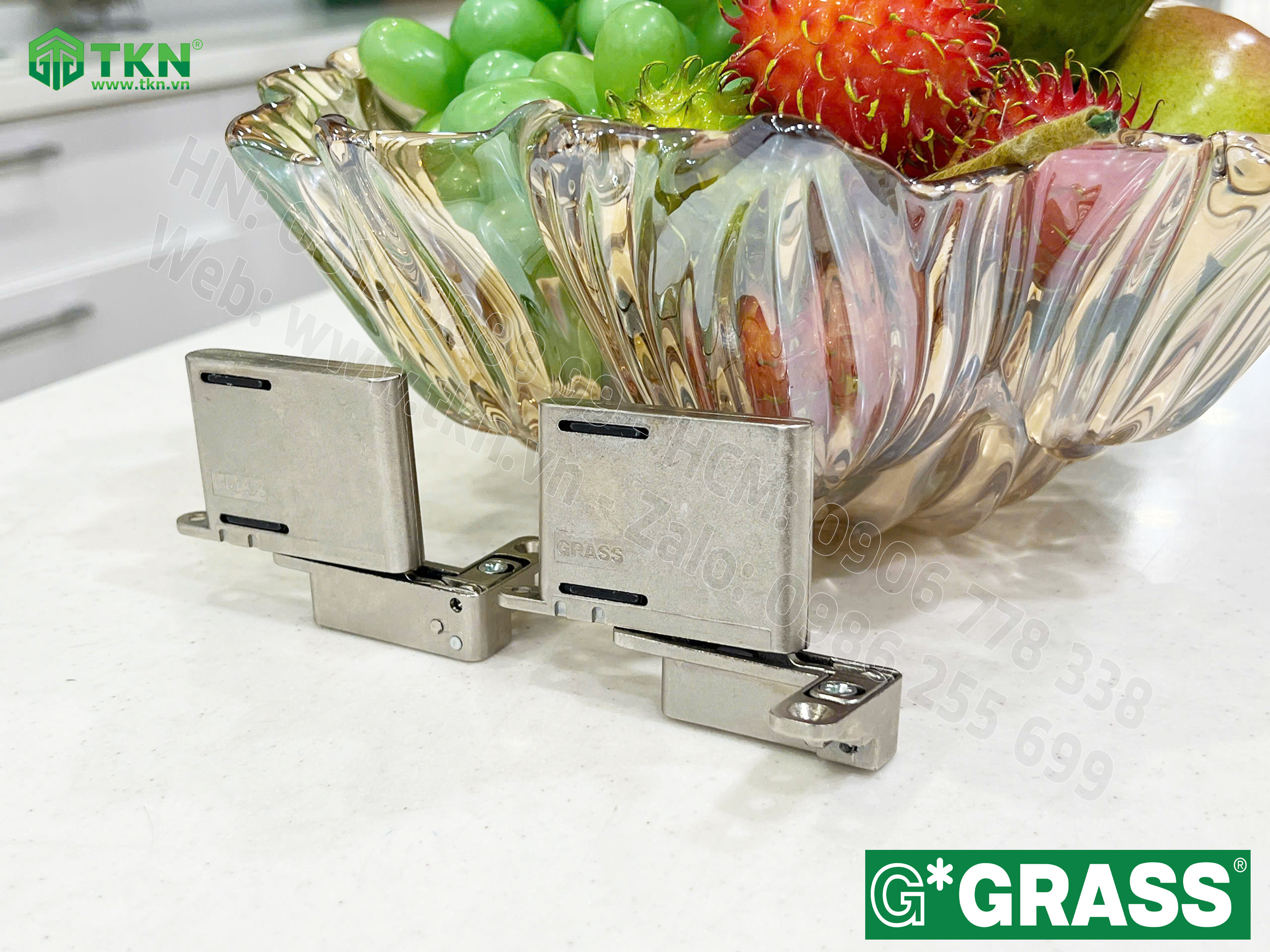 Bản lề Grass Tiomos có giảm chấn, mở 105 độ TM100FH 11