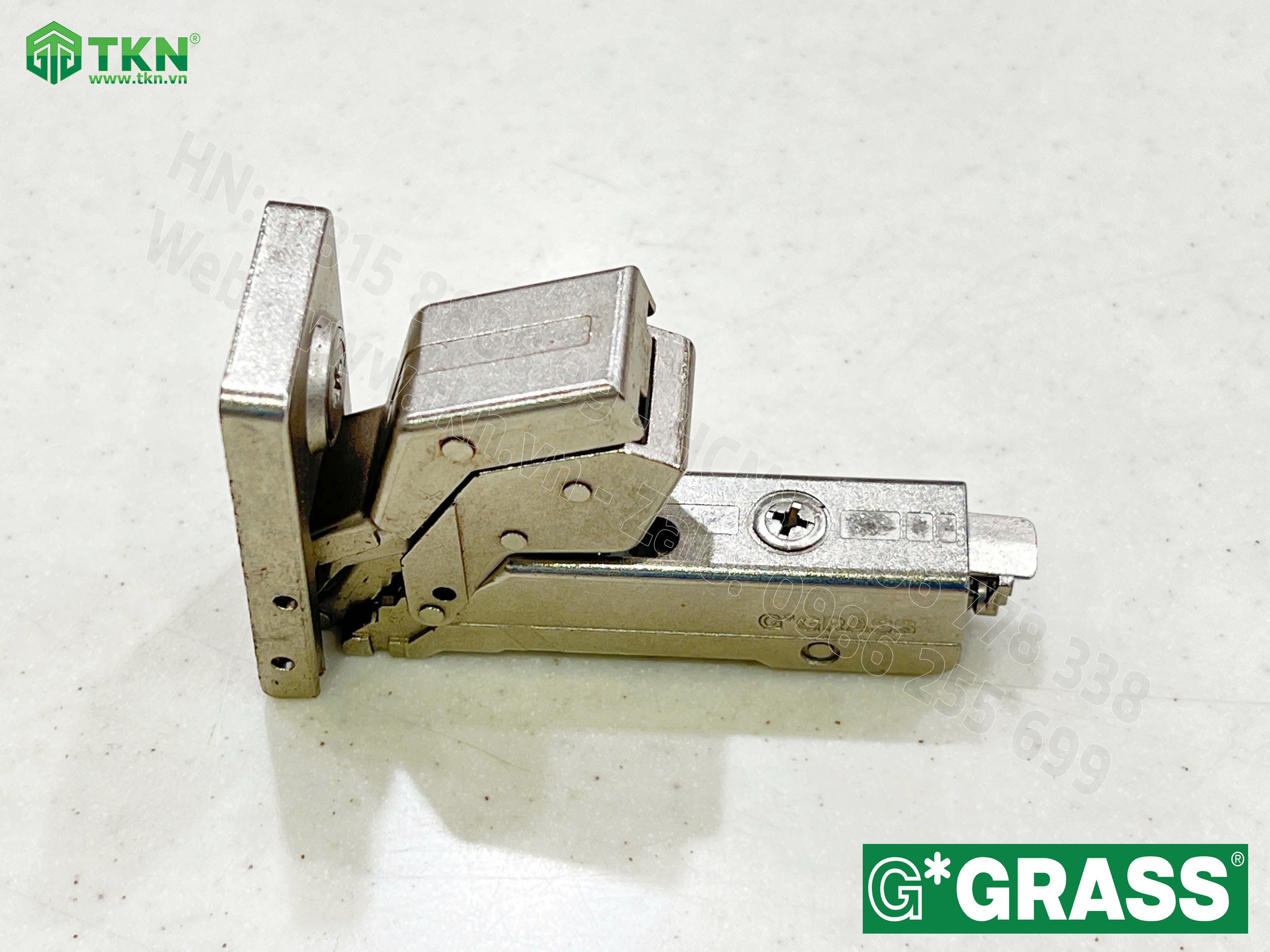 Bản lề Grass Tiomos giảm chấn, mở 125 độ TM125GM 10