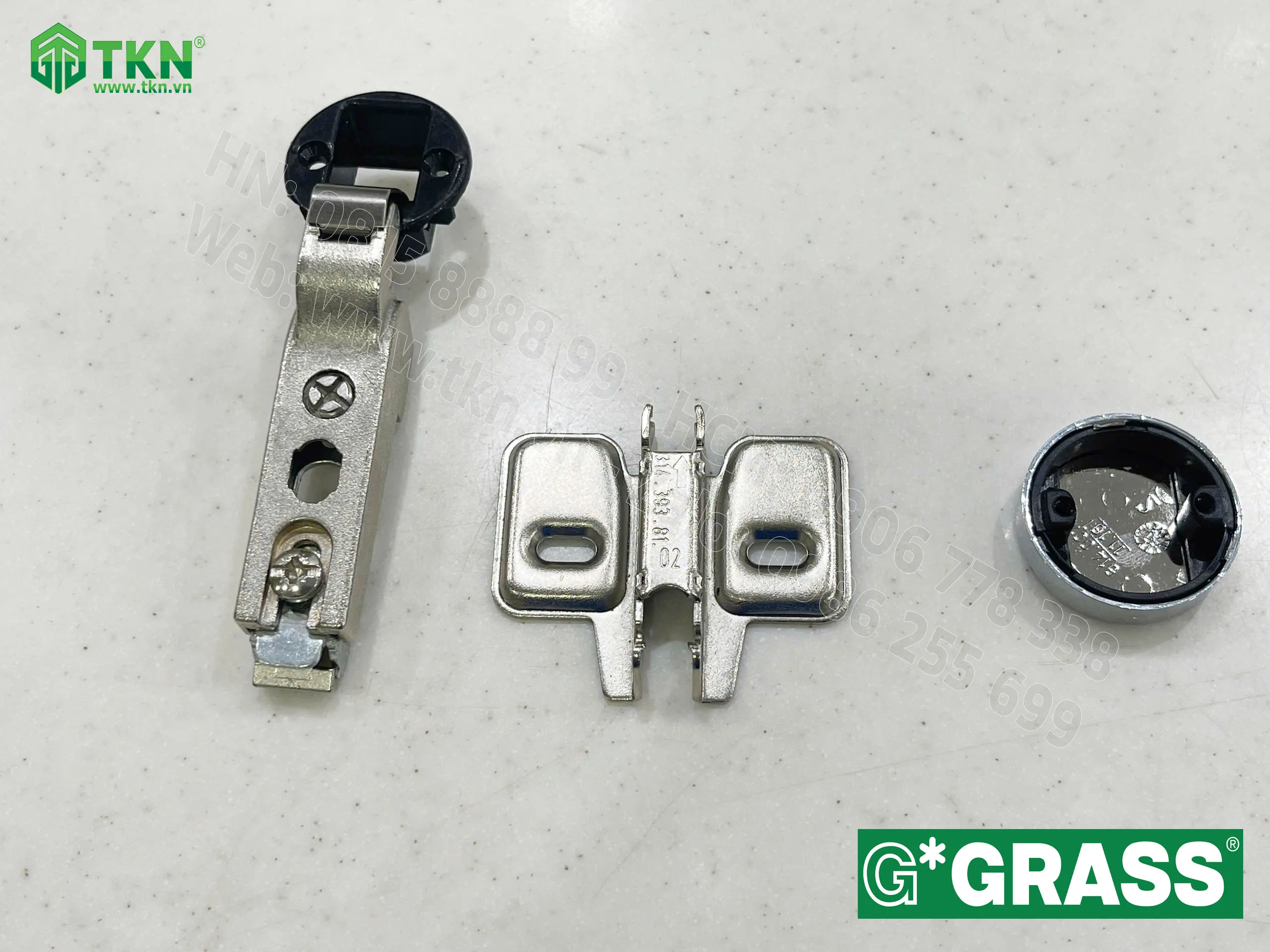Bản lề Grass Nexis cong vừa, góc mở 95 độ CS17GL.0815 6