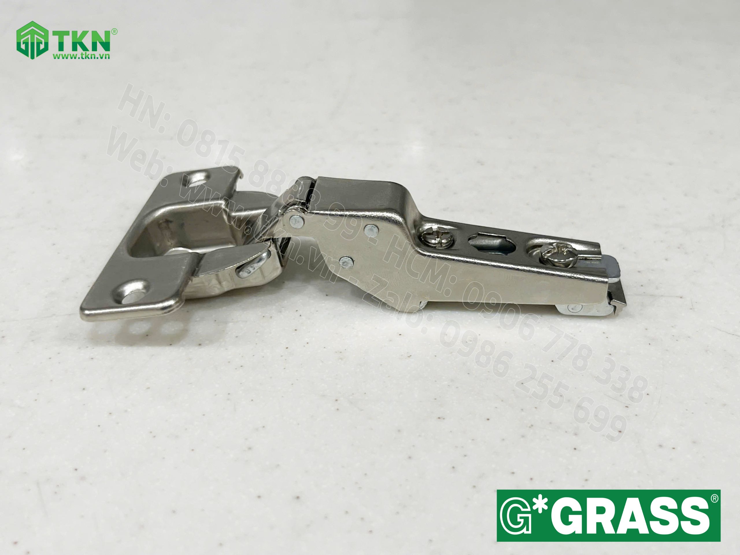 Bản lề bật Grass cong vừa lắp nhanh mở 100 độ CS04.0815 1