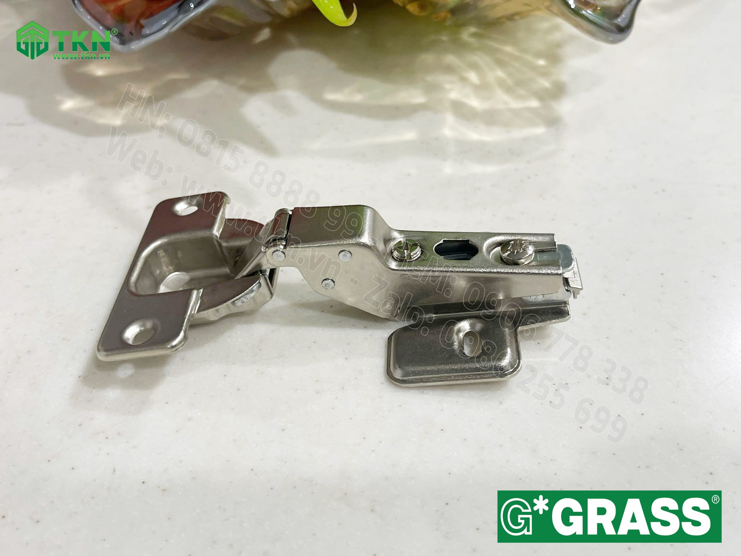 Bản lề bật Grass cong vừa lắp nhanh mở 100 độ CS04.0815 16