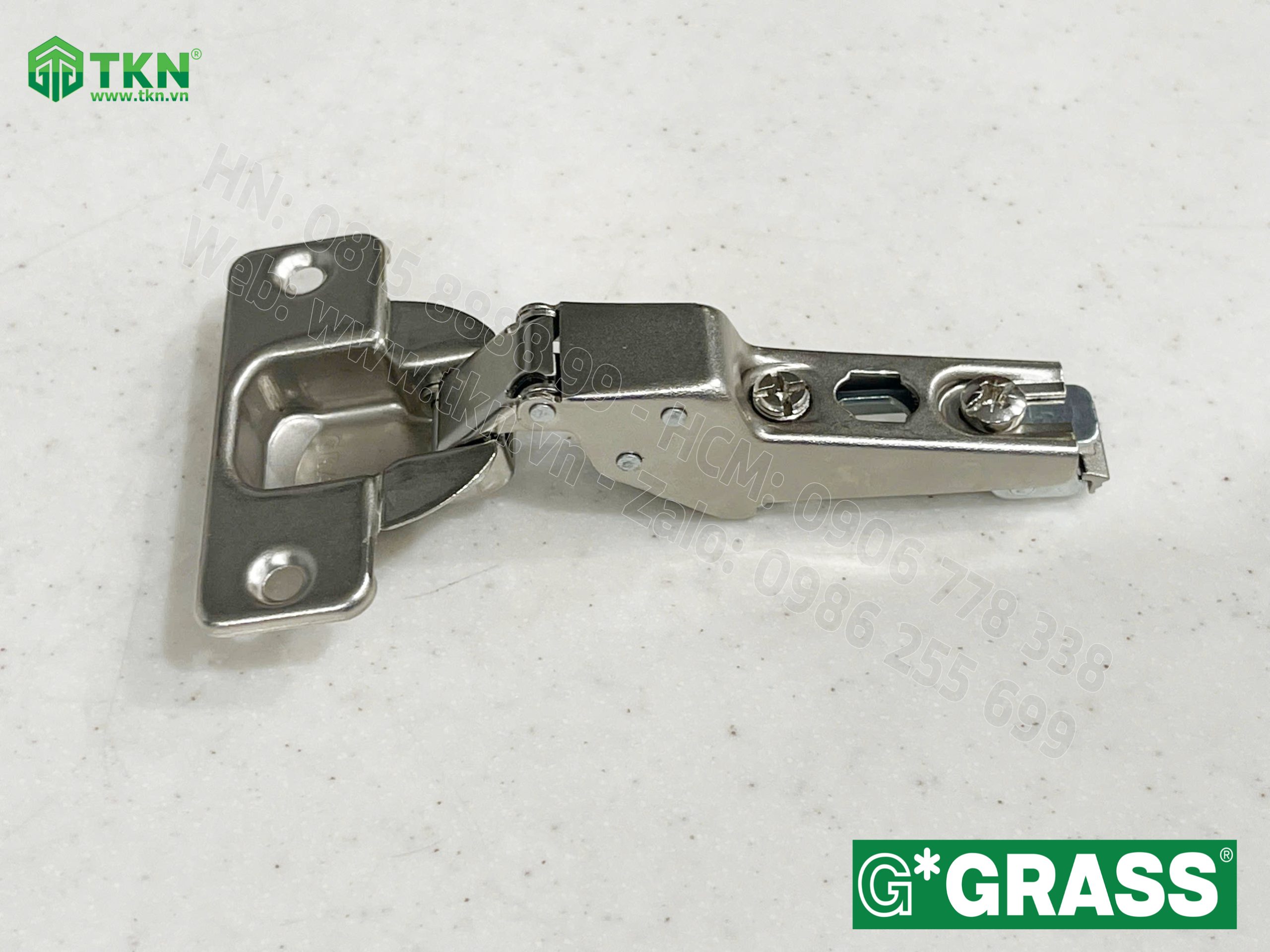 Bản lề bật Grass cong vừa lắp nhanh mở 100 độ CS04.0815 8