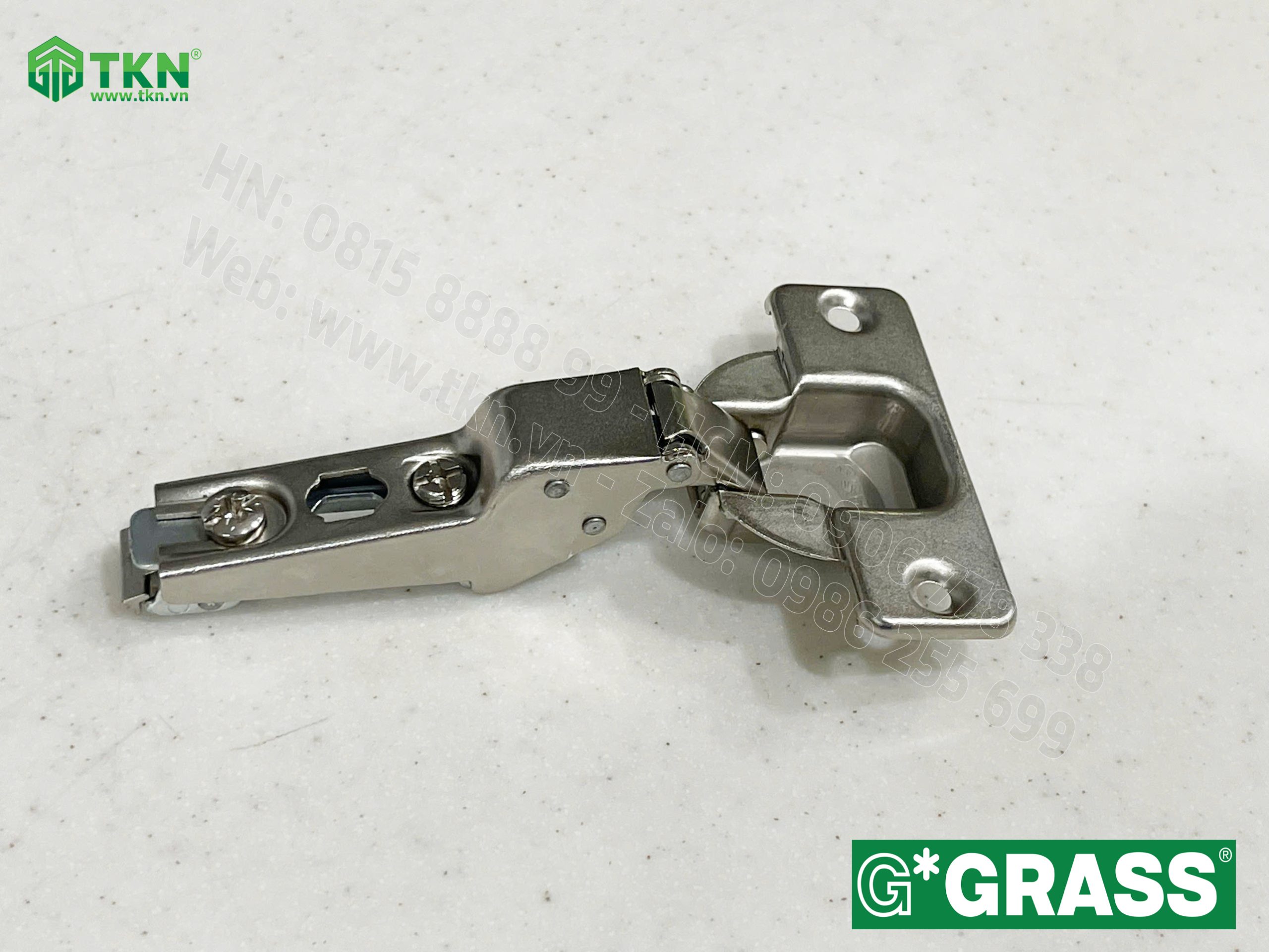 Bản lề bật Grass cong vừa lắp nhanh mở 100 độ CS04.0815 5