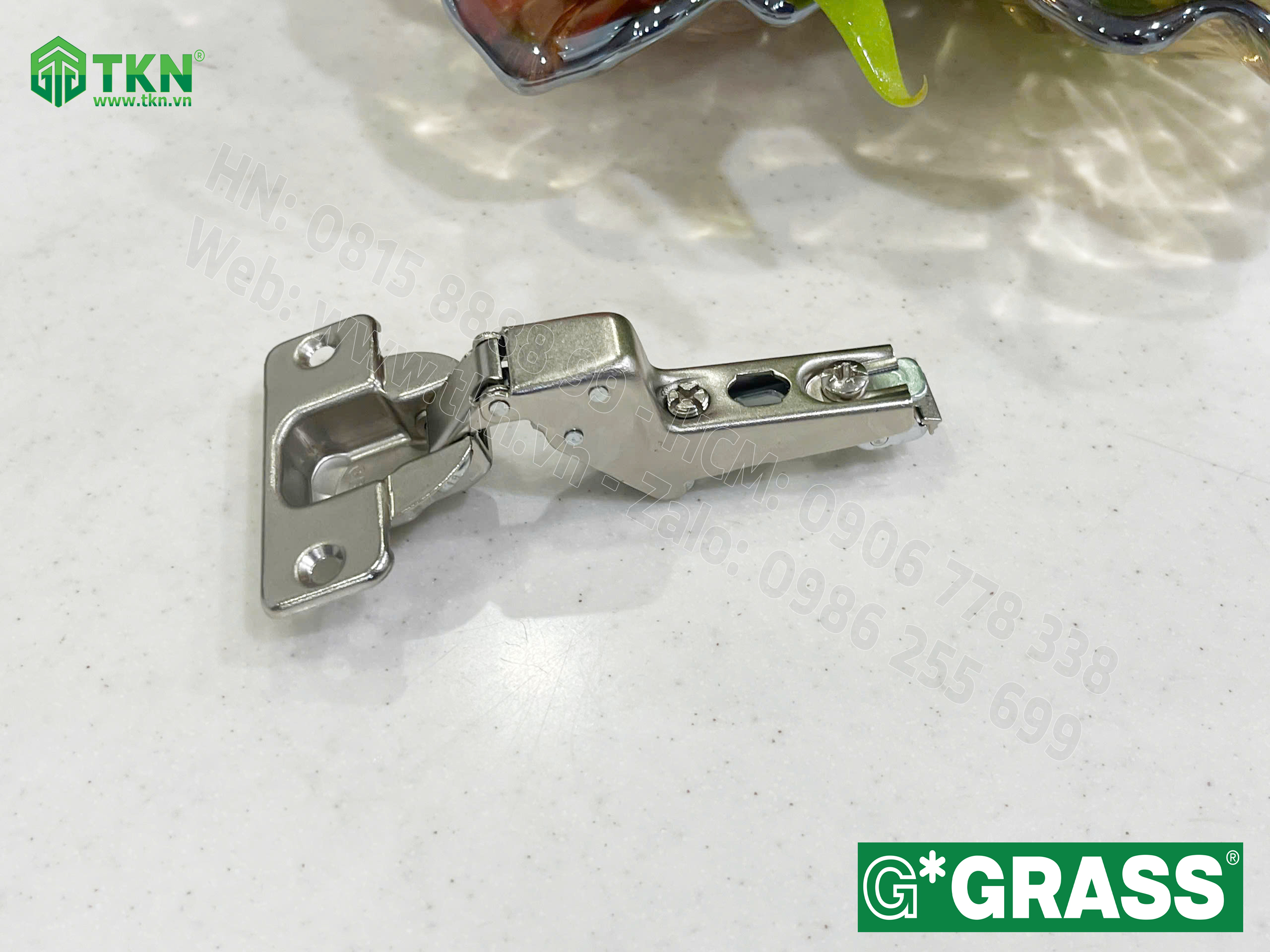 Bản lề bật Grass cong nhiều lắp nhanh mở 100 độ CS04.1515 15