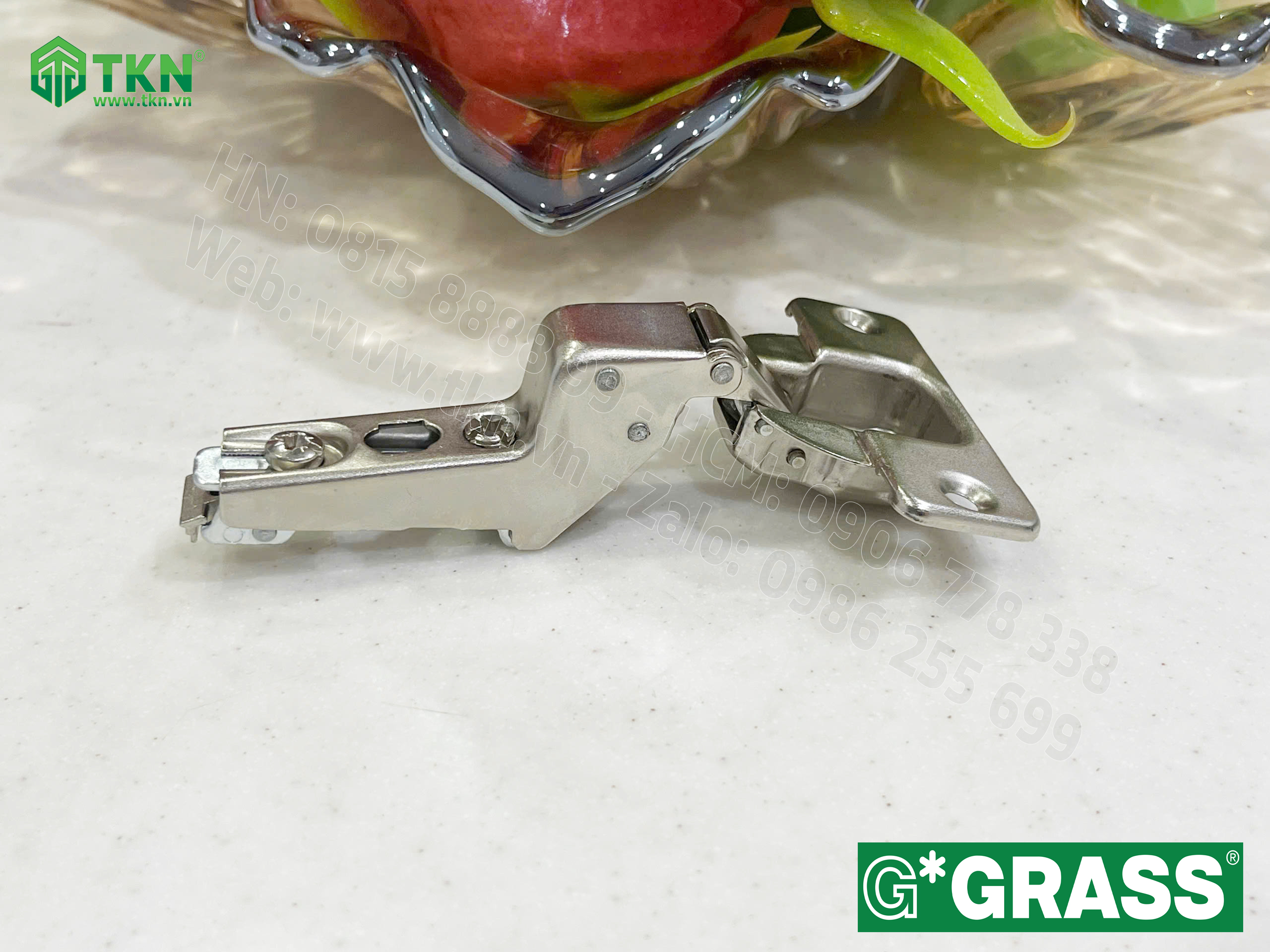 Bản lề bật Grass cong nhiều lắp nhanh mở 100 độ CS04.1515 14