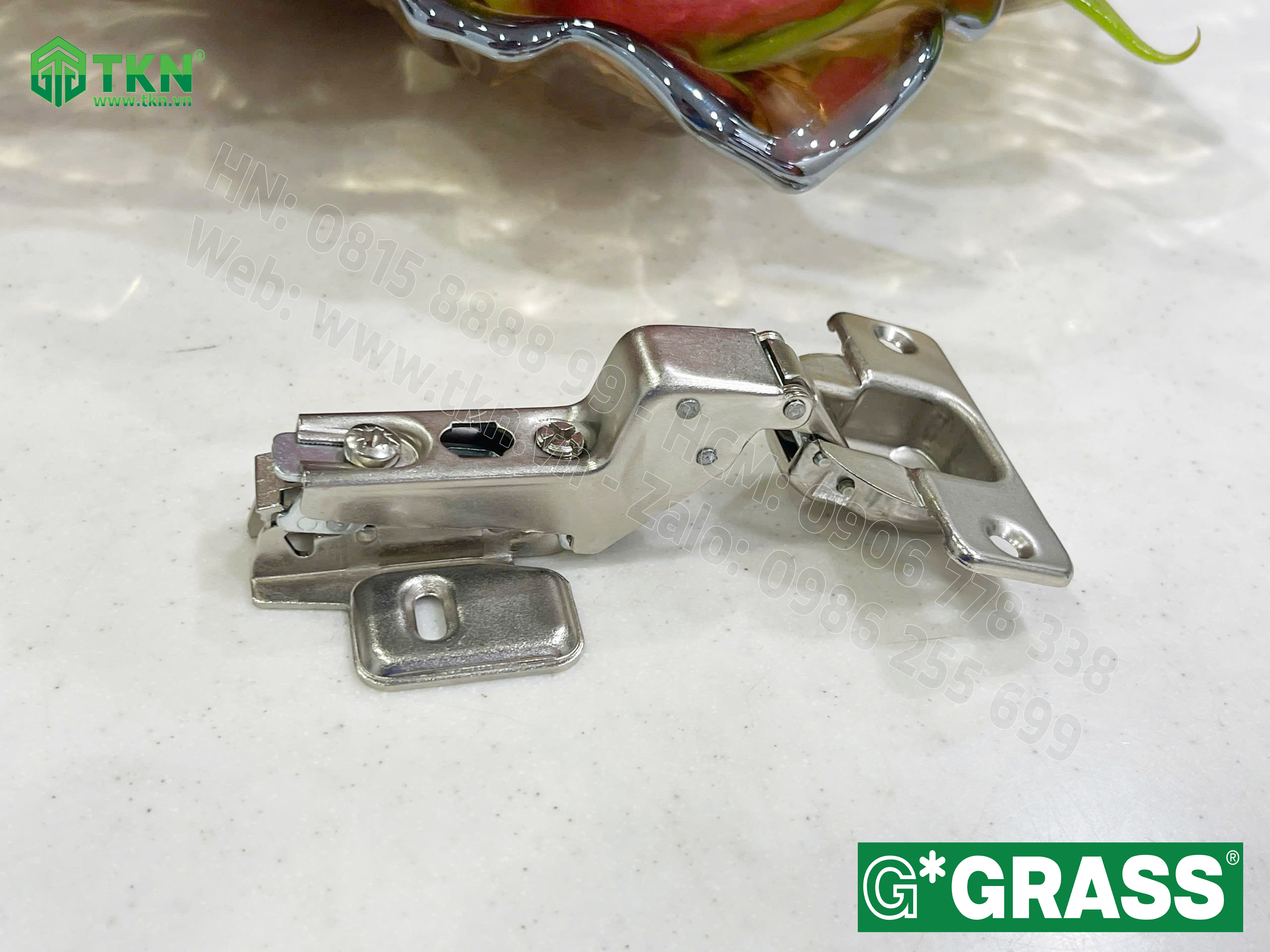 Bản lề bật Grass cong nhiều lắp nhanh mở 100 độ CS04.1515 9