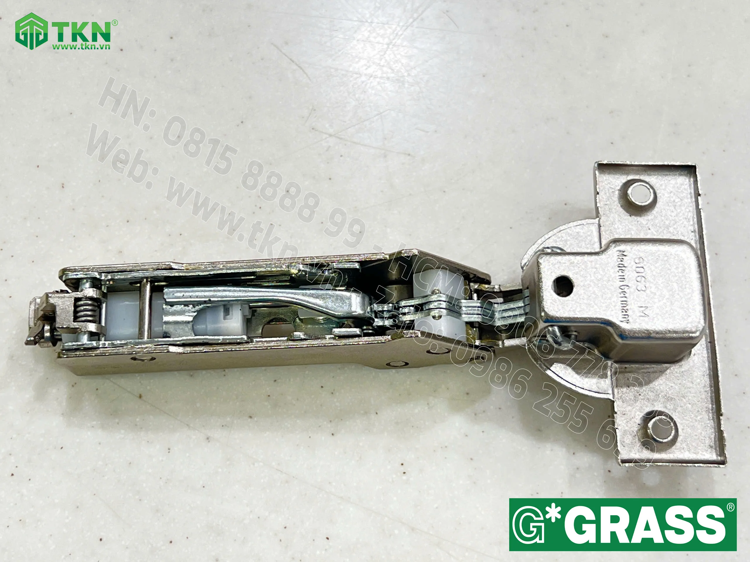 Bản lề bật Grass Tiomos cong vừa mở 110 độ TM11.0815S 16