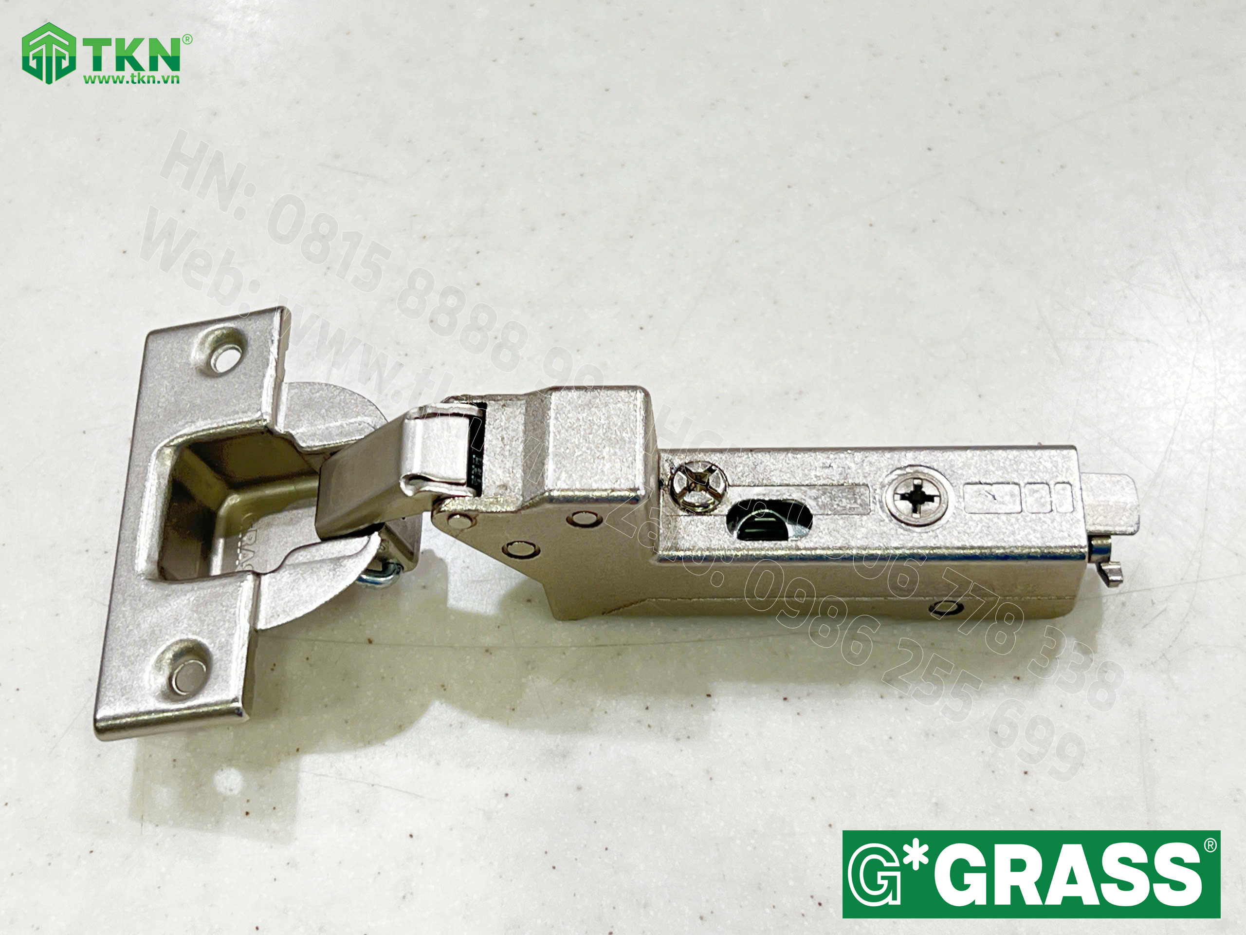 Bản lề Grass Tiomos cong nhiều, góc mở 110 độ TM11.1515S 1