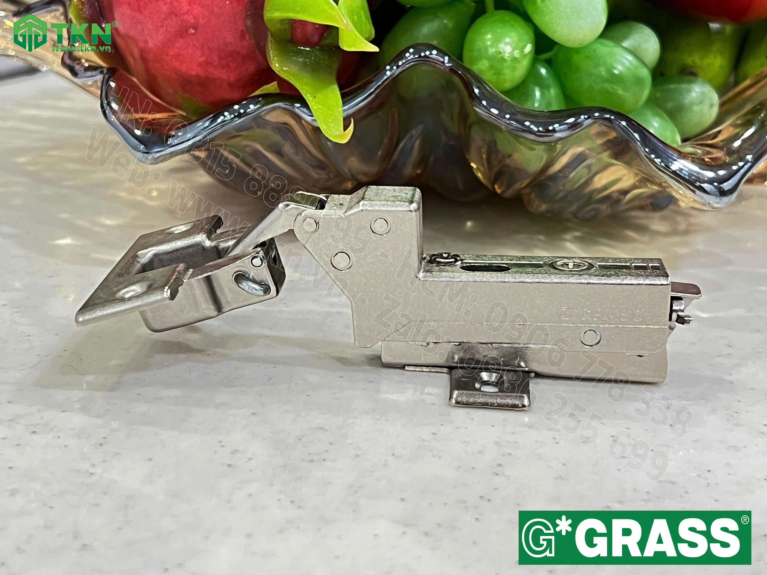 Bản lề Grass Tiomos cong nhiều, góc mở 110 độ TM11.1515S 17