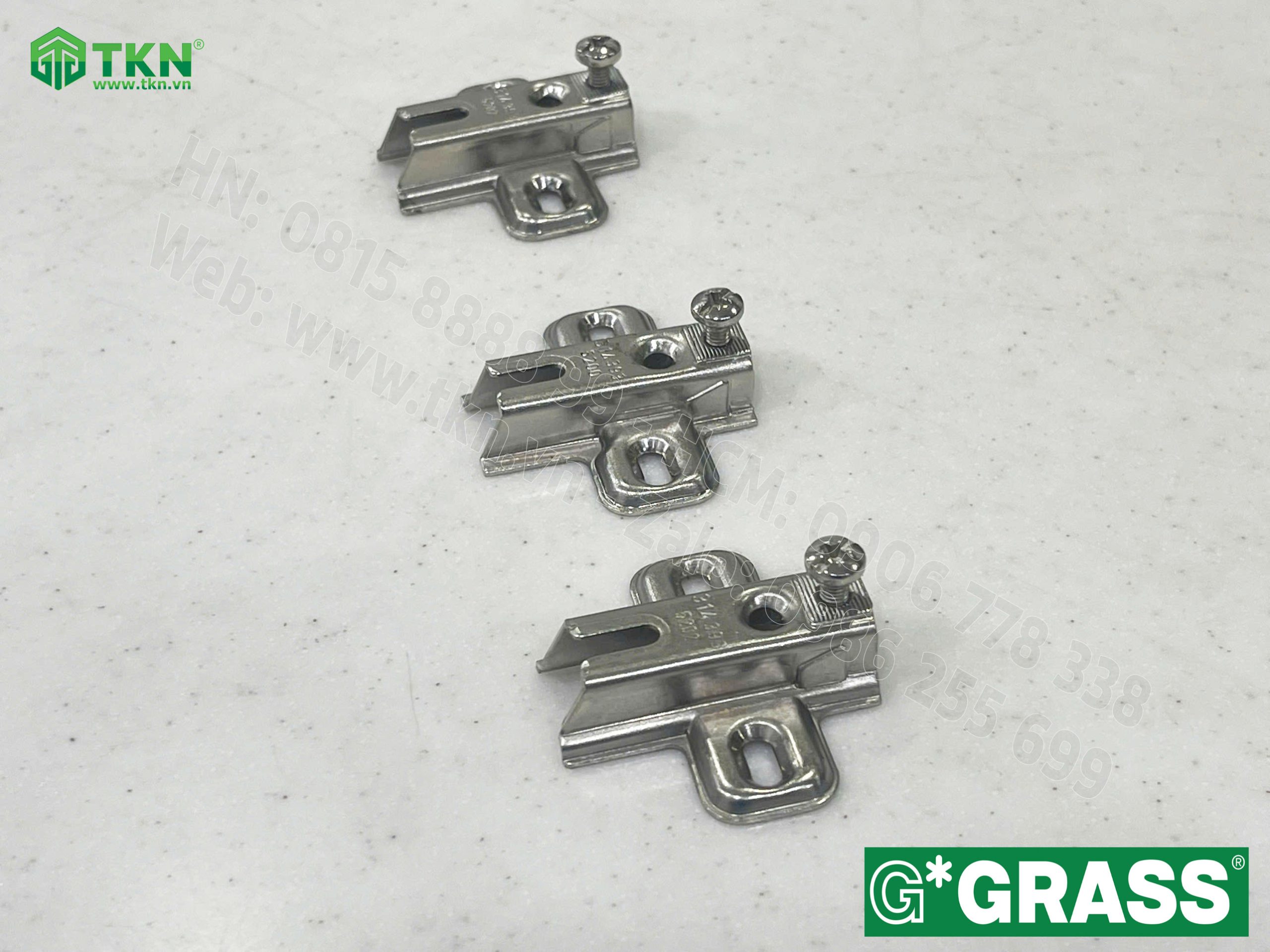 Đế bản lề tủ bếp Grass Nexis MP04.0015SSP lắp thường 7