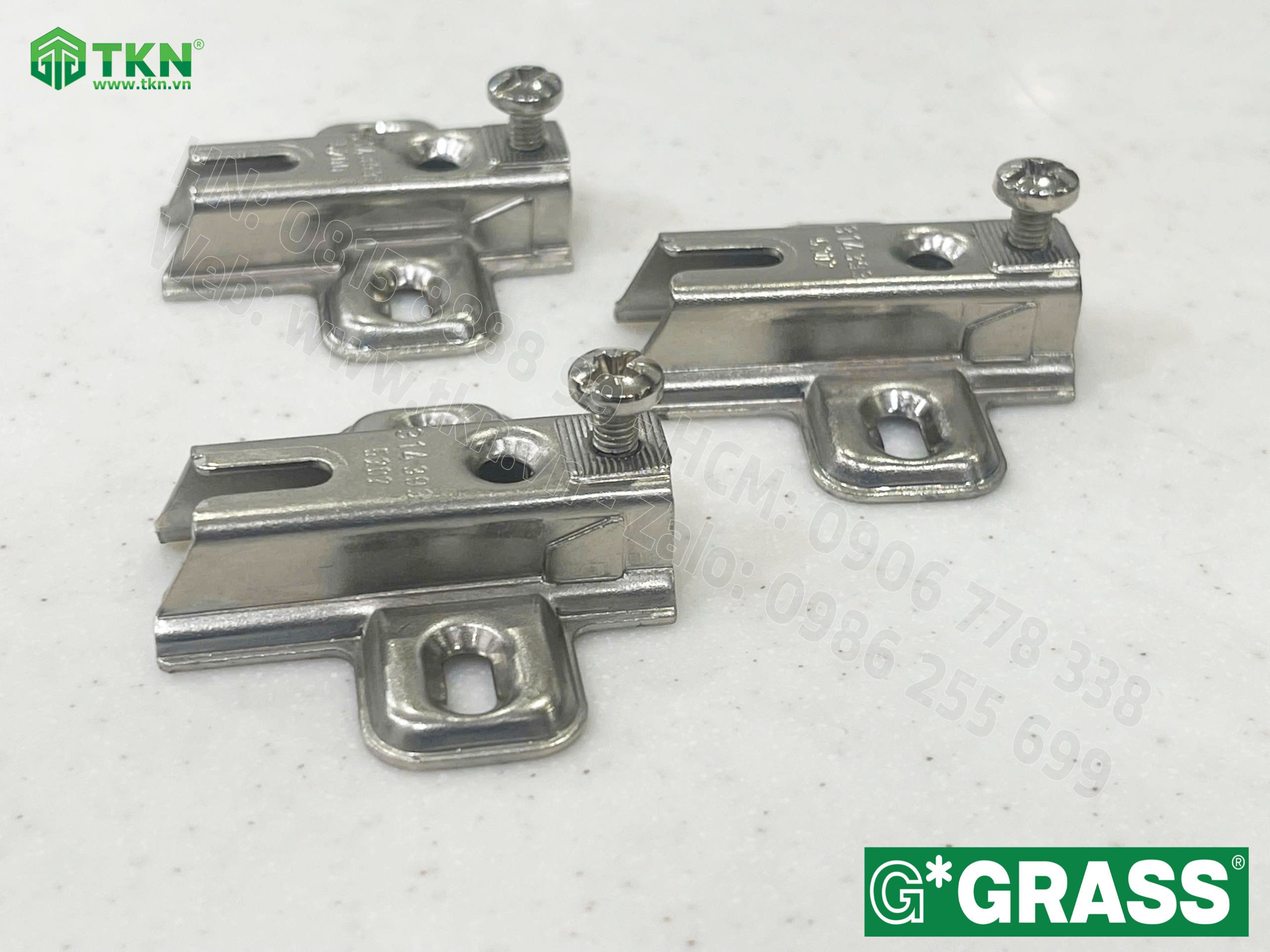 Đế bản lề tủ bếp Grass Nexis MP04.0015SSP lắp thường 5