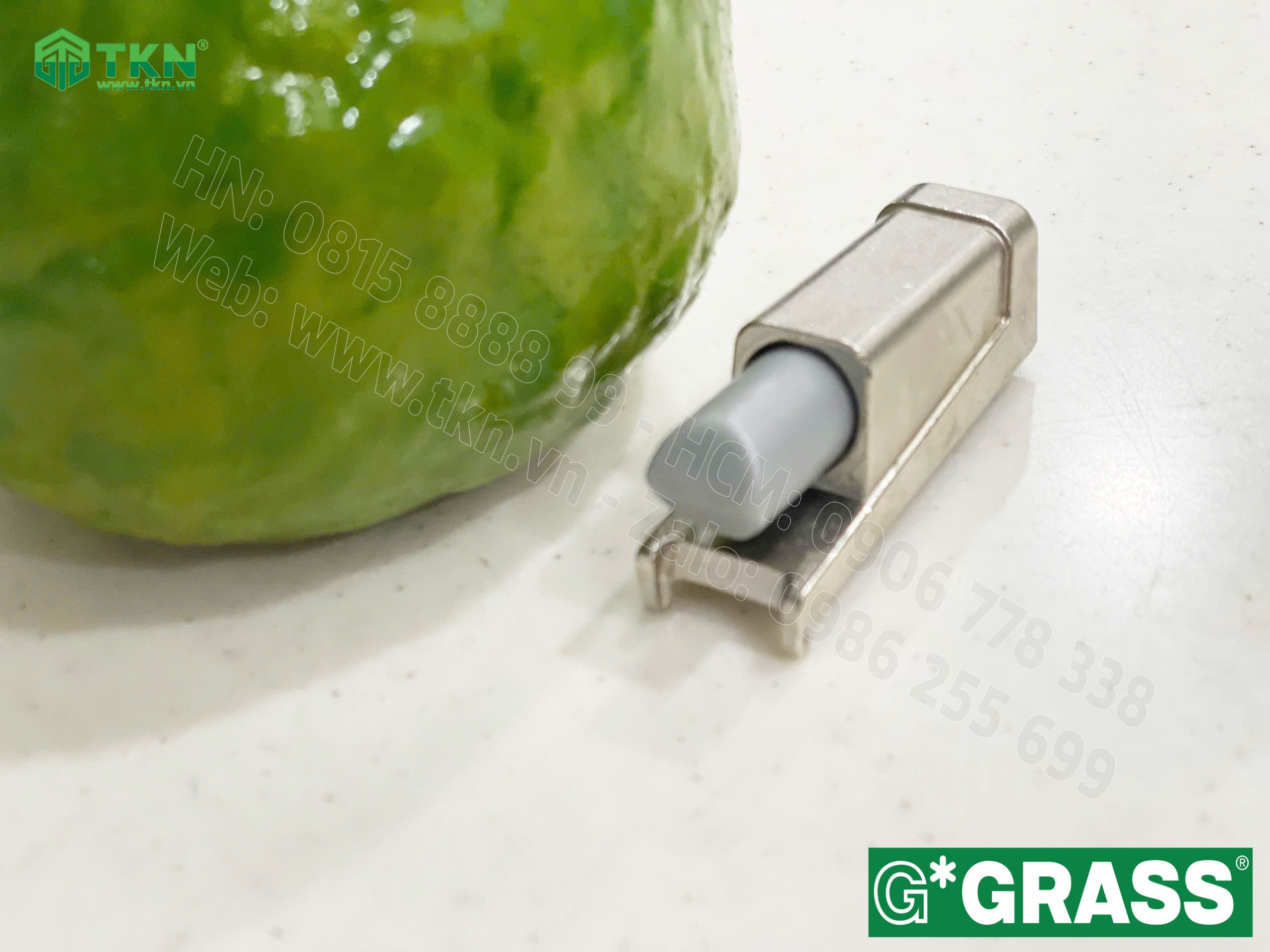 Giảm chấn dùng cho bản lề tủ bếp Grass Nexis mở 170 độ SC.F65S 9