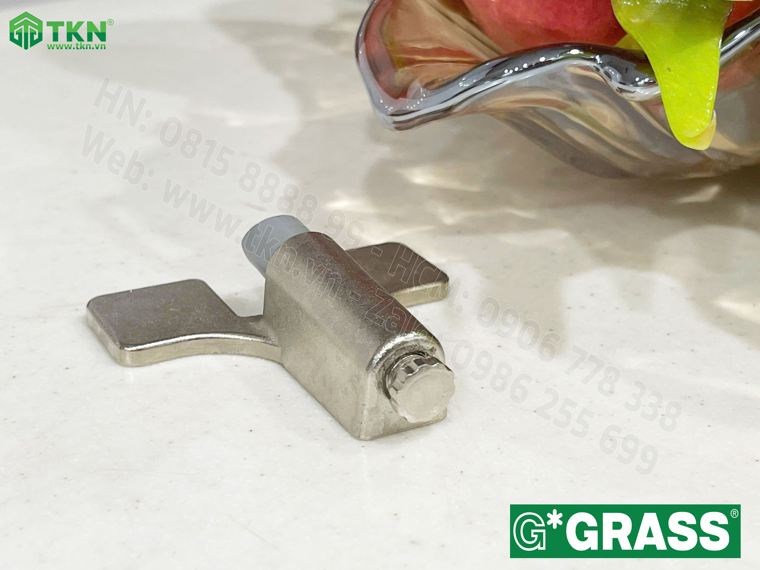 Giảm chấn dùng cho bản lề tủ bếp Grass Nexis mở 100 & 110 độ SC.F22S 6