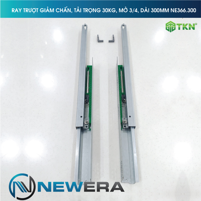 Ray trượt NewEra 2 tầng cho ngăn kéo Mã NE366.300