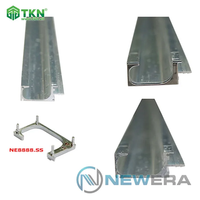 Đầu bịt tay nắm âm màu inox trắng sang trọng NE8888.SS 3