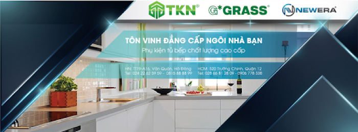 TKN - đơn vị bán ray trượt tủ bếp uy tín